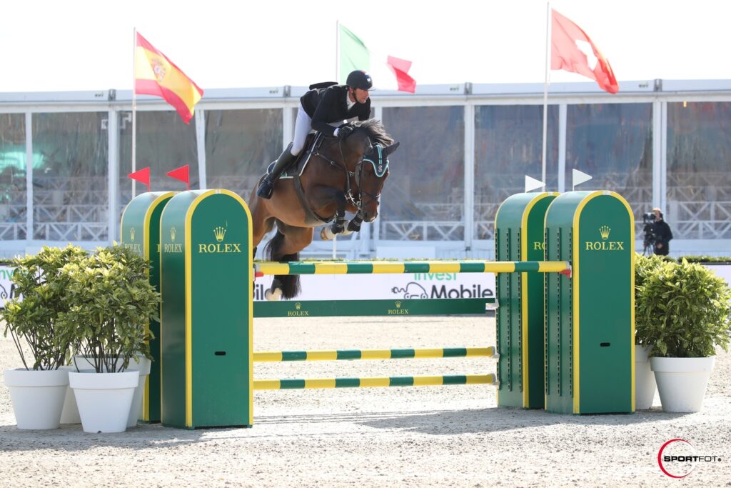 Feel Good Chance, 7 years old, who competes at 1m40 under Kevin Staut’s saddle